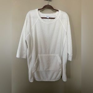 Off white, Sherpa material shirt